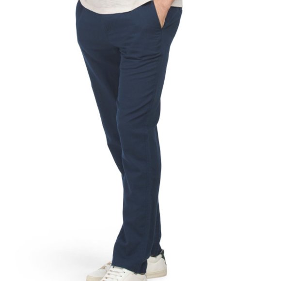 NEW PANAMA JACK Linen Blend Pants Navy 261tn - Picture 1 of 3